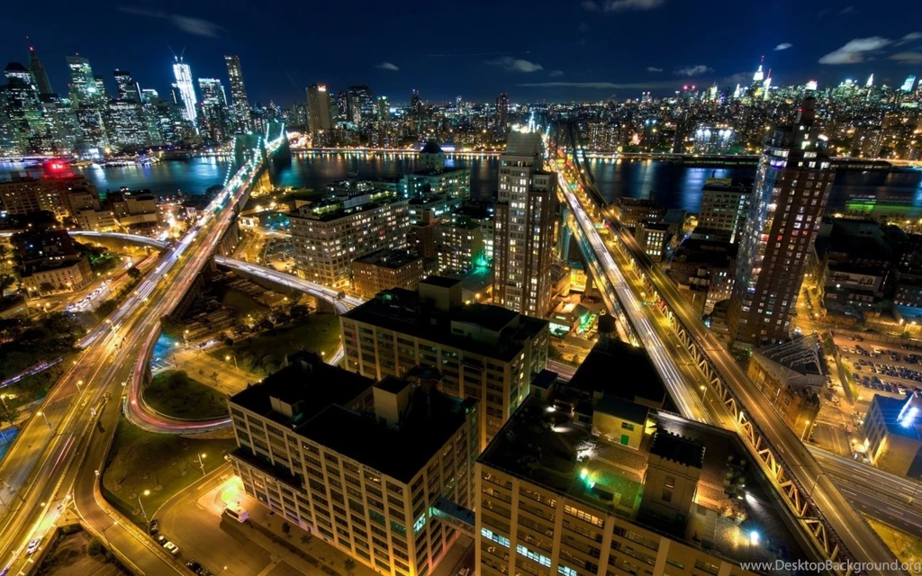 New York By Night Mac Wallpapers Download
