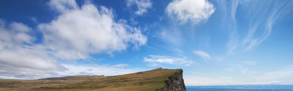 Download Wallpapers 3840x1200 Iceland, Sea, Coast, Cliff Dual Wide ...