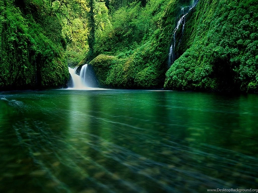 Wallpapers Beautiful Scenery Waterfall River Forest Rock