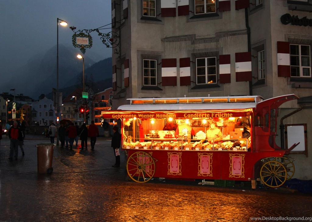 Wallpapers Vienna Christmas Market Caramel Nuts Innsbruck Austria ...