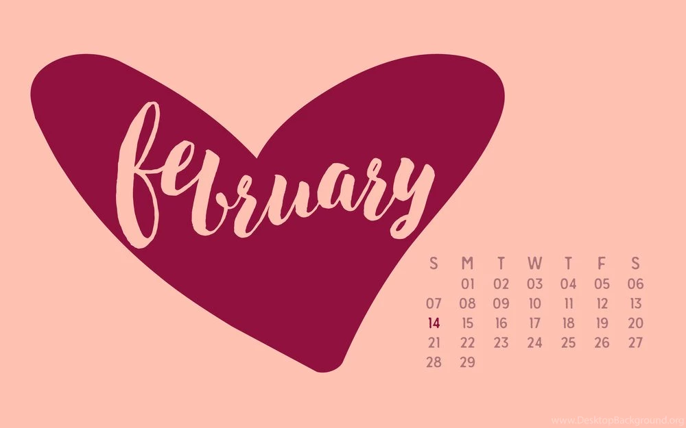 February 2016 Desktop Calendar Wallpapers — UpperCase Designs