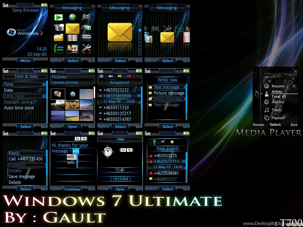 Windows 7 Animated Desktop Background