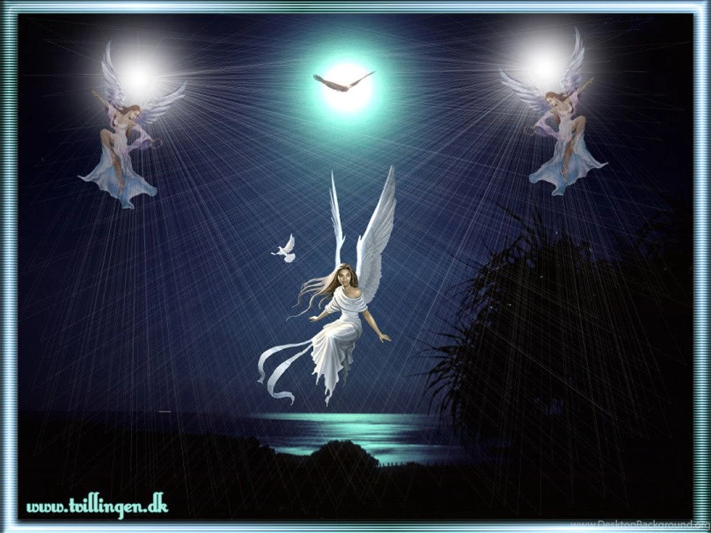 Wallpapers Angels Free Screensavers Play 1024x768 Desktop Background