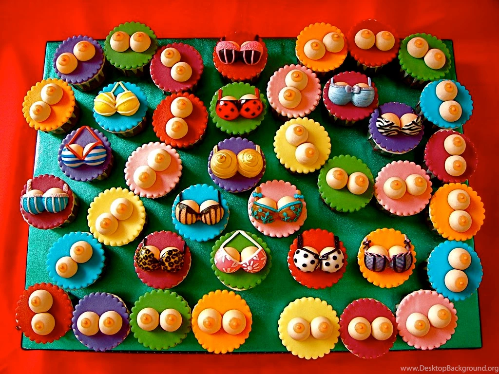 Boobies Galore Cupcakes
