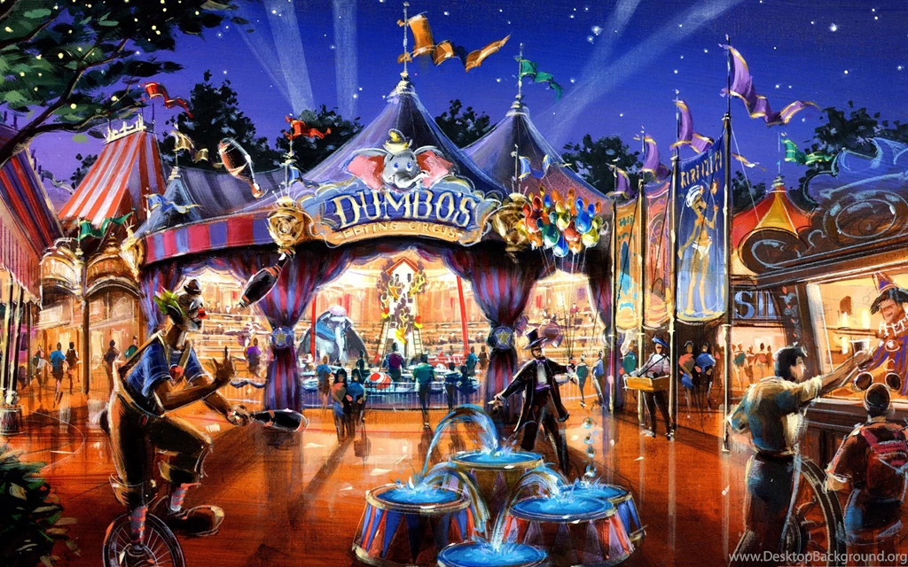 Dumbo In Fantasyland Disney Characters Work Desktop Picture ...