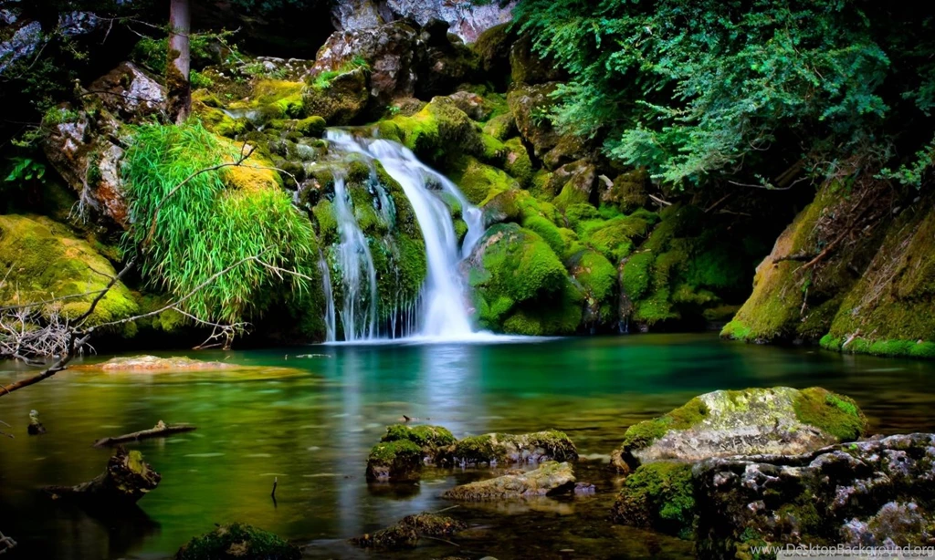 Waterfall Scenery HD Desktop Wallpapers : High Definition ...