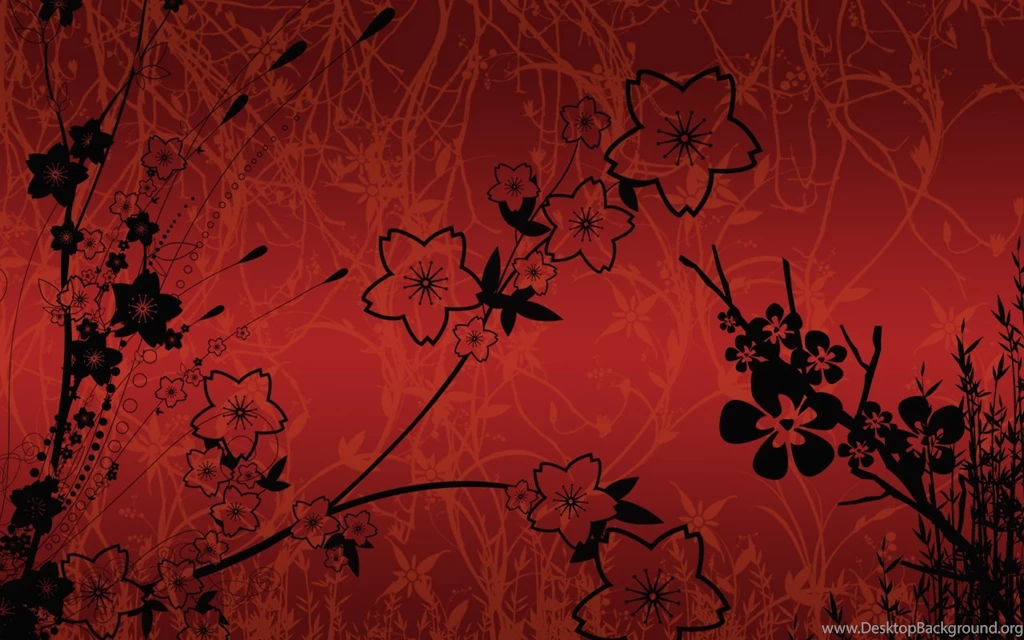 Marvelous Red Flower Wallpapers Walls Inspirations ~ Glass ...