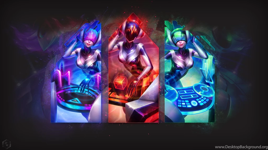 DJ Sona Textless Fan Art League Of Legends Wallpapers