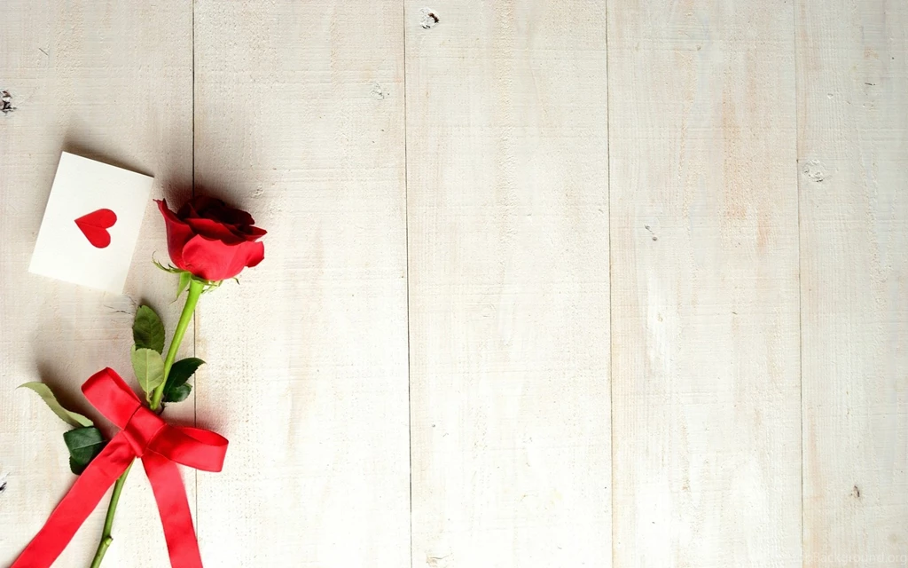 Love Letter And Red Rose Image