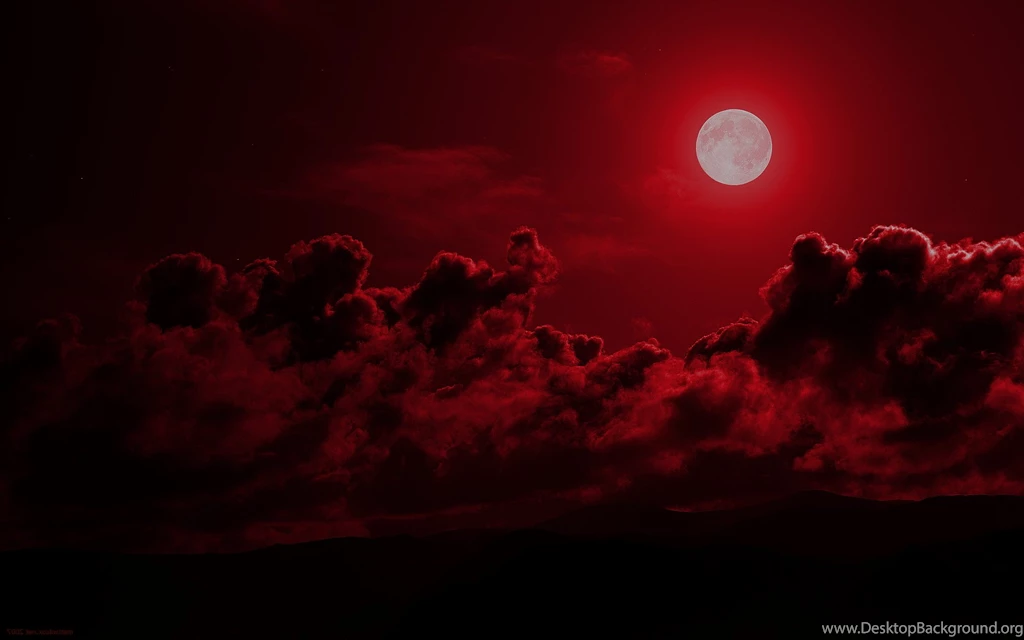 Wallpapers 34 Moon Forest Red And Black Wallpapers