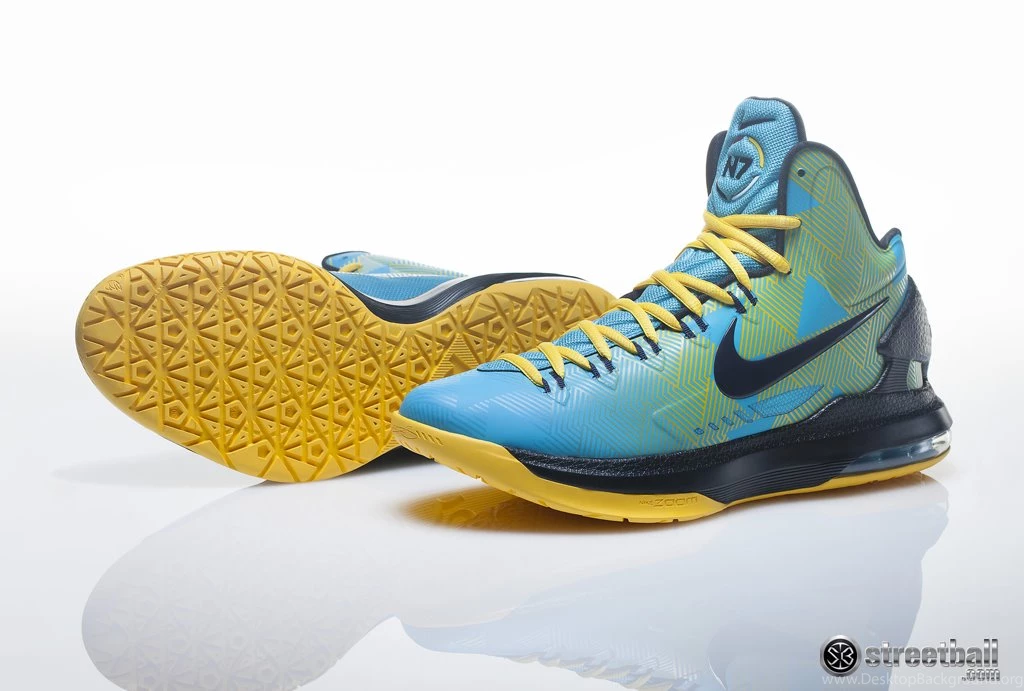 Kevin Durant KD V Basketball Shoe Wallpapers Streetball