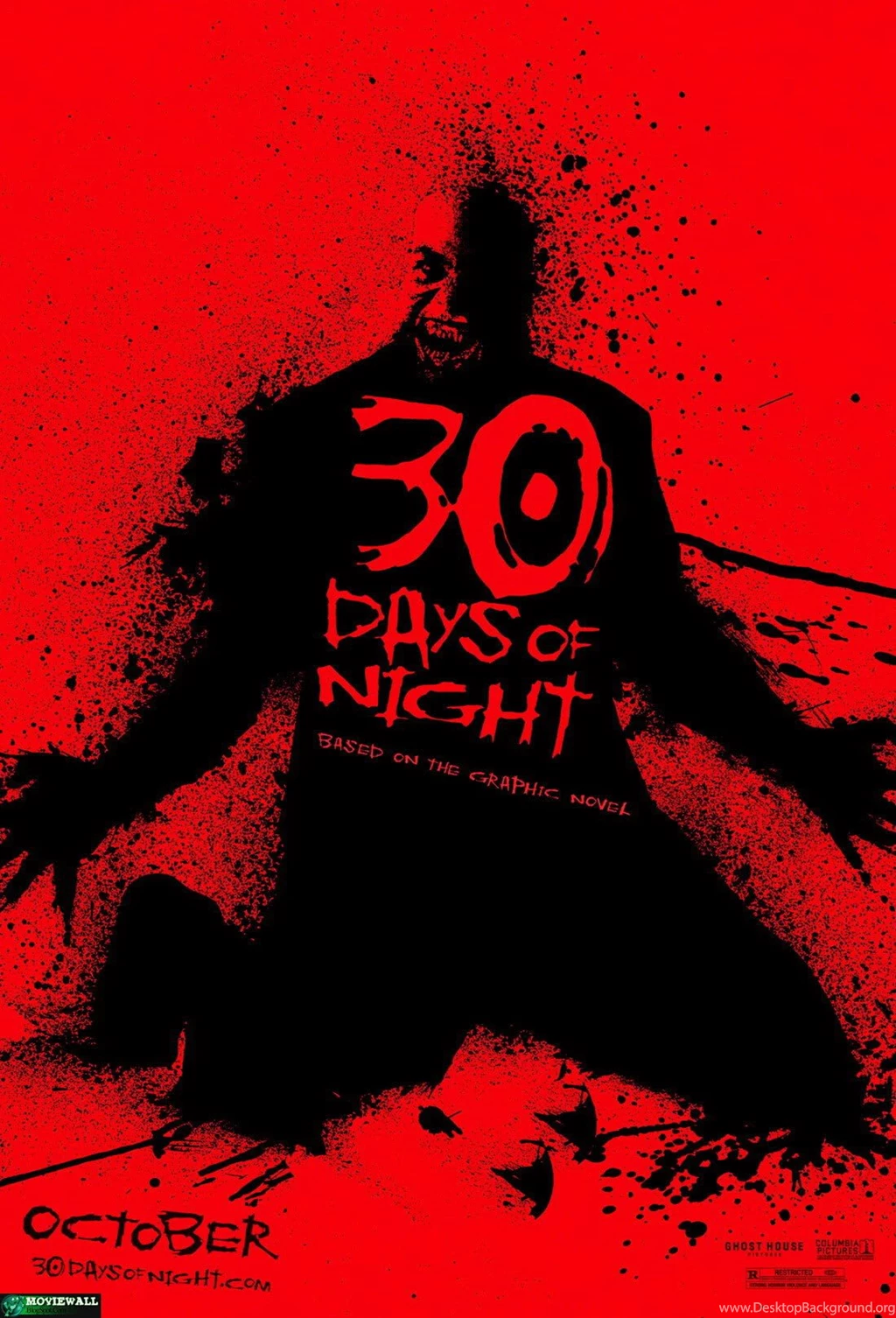 30 Days Of Night Movie Poster Desktop Background