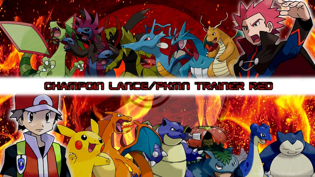 Chmapion Lnace And PKMN Trainer Red Wallpapers Post By MattPlaysVG ...
