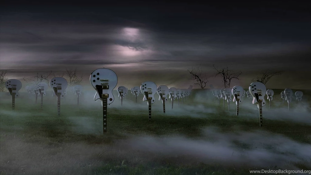 Guitars Musical Instrument Strings Dark Horror Wallpapers ...