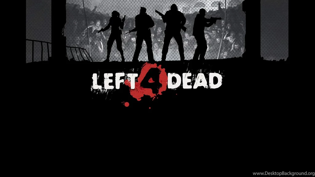 Download Wallpapers 3840x2160 Left 4 Dead, Fence, Zombi, Characters ...