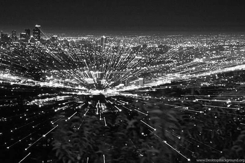 Beautiful Black And White Awesome City Light Wallpapers ...