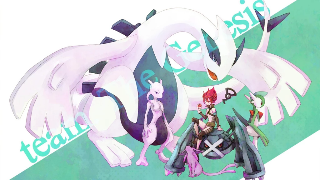 Pokemon Mewtwo Espeon Lugia Metagross
