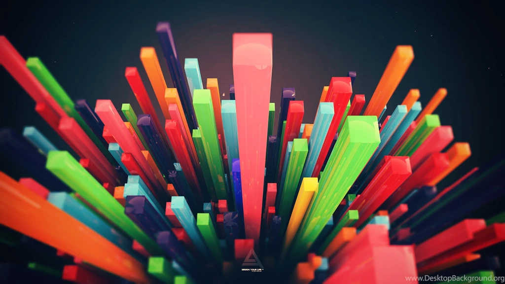 3d_bars 2560×1440 3d Wallpapers WideWallpaper.info