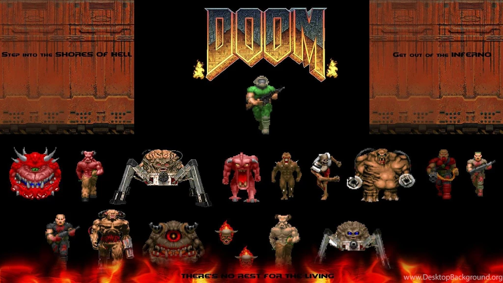 Doom Sprite Wallpapers By Bobspfhorever78 On Deviantart Desktop Background