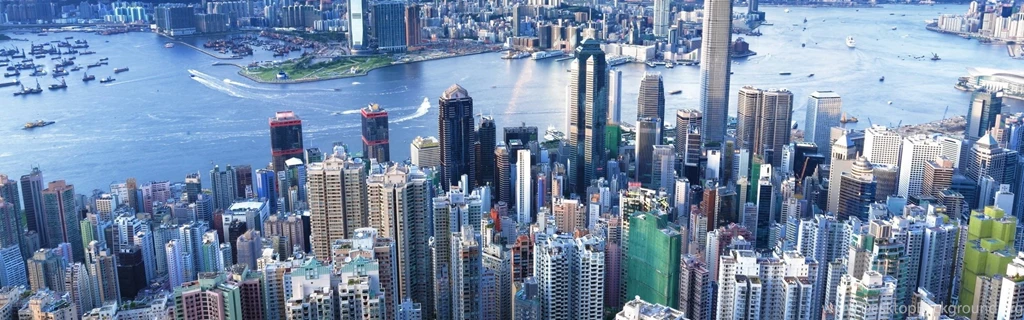 Download Wallpapers 3840x1200 City, Top View, Skyscrapers ...