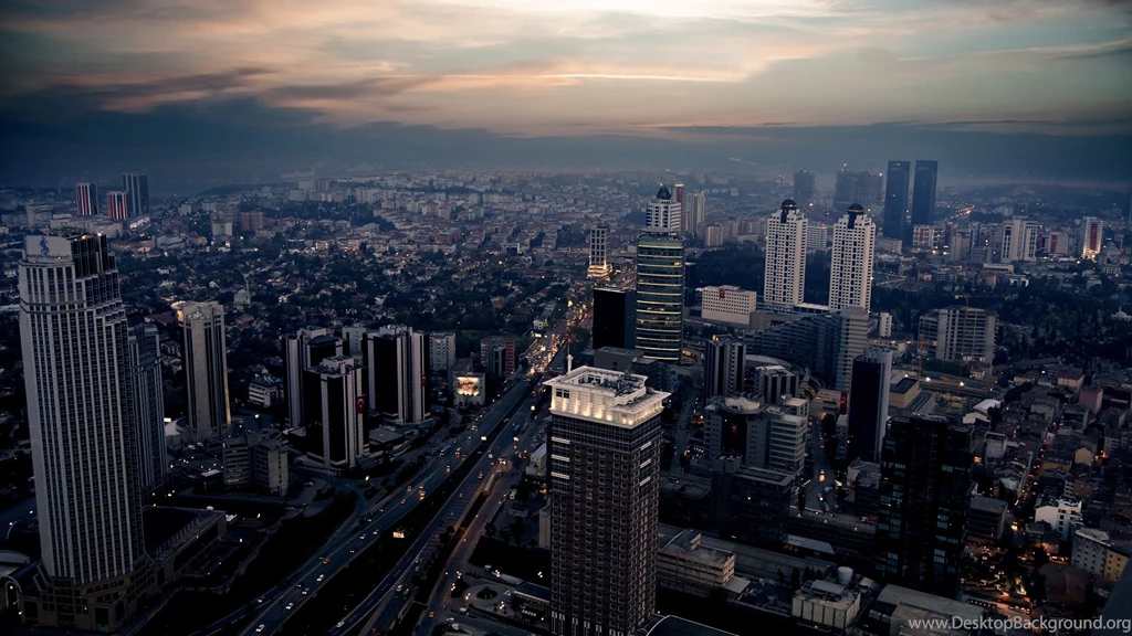 Download Wallpapers 3840x2160 City, Night, Top View, Skyscrapers ...