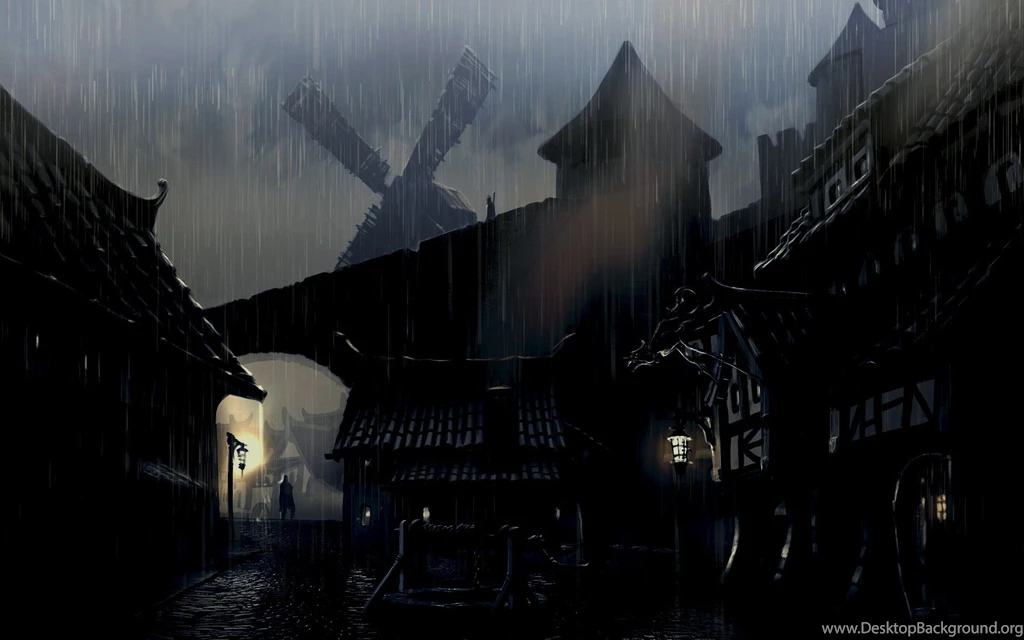 Download Night Rain Wallpapers 1920x1200