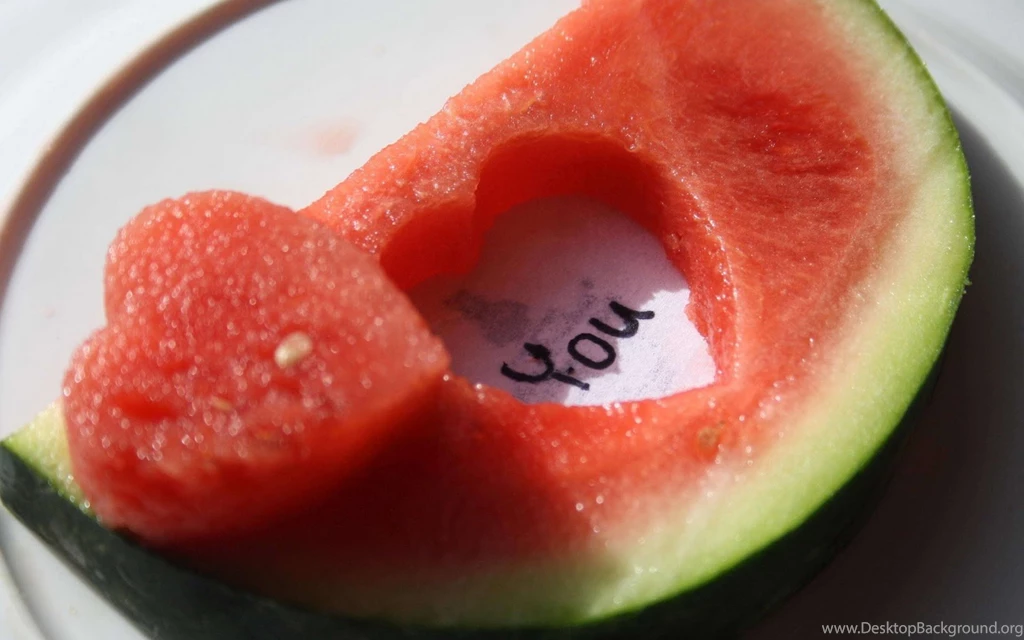 Watermelon Love Heart Wallpapers