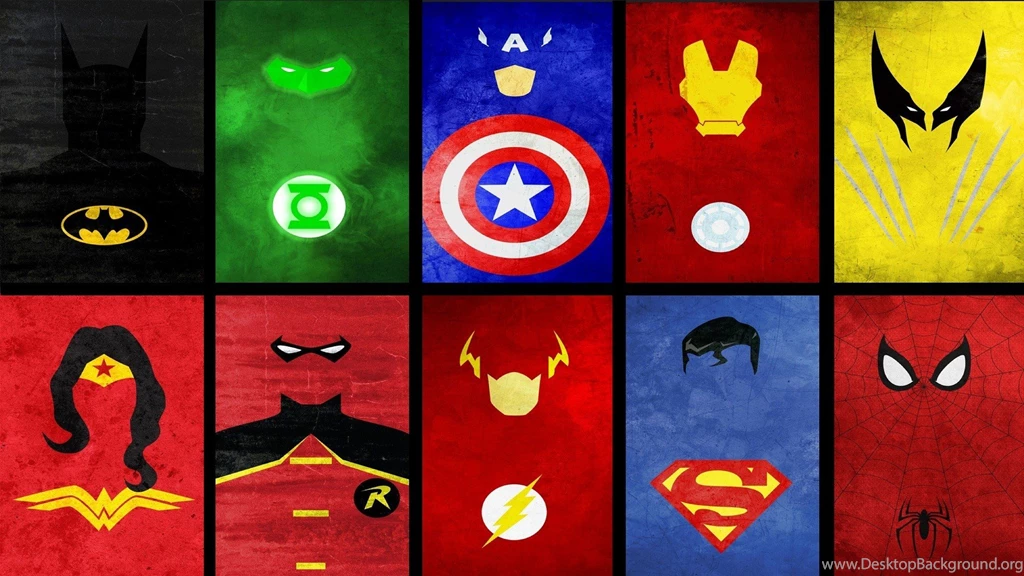 SuperHD.pics: Batman Captain America DC Comics Flash (superhero ...