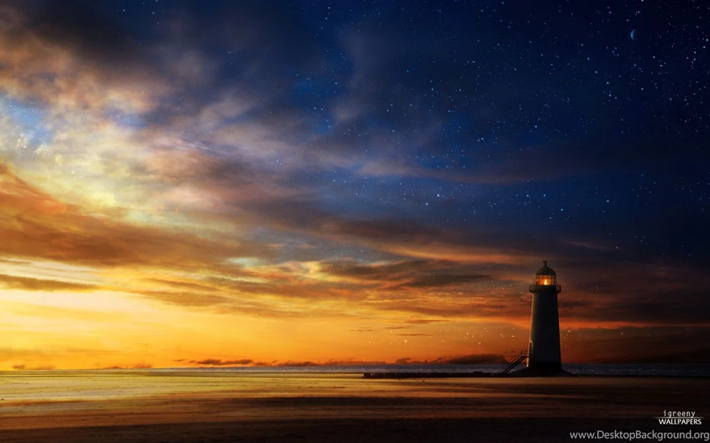 Lighthouse Sunset Wallpapers Hd Wallpapers Os
