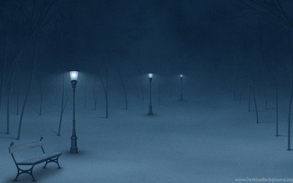Winter Night Espoo Finland HD Wallpapers Widescreen 1920x1200