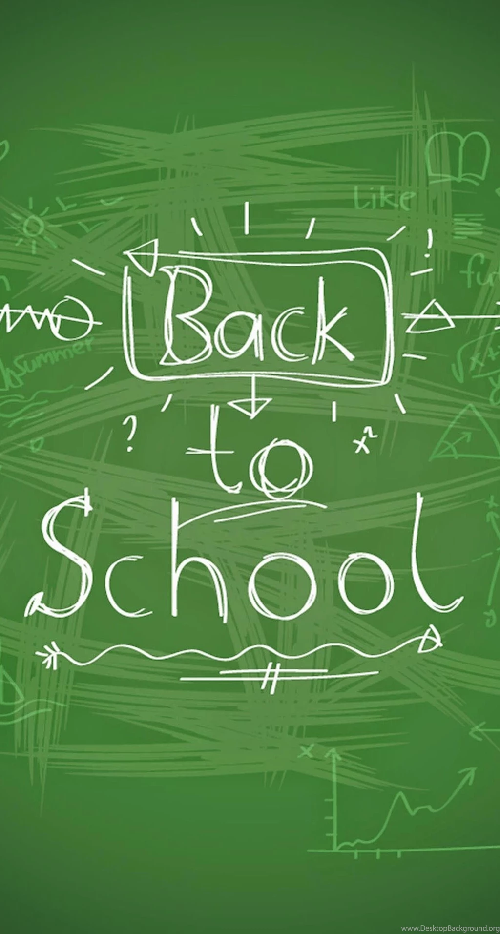 Back To School Handwriting iPhone 6 Plus HD Wallpapers / IPod ...