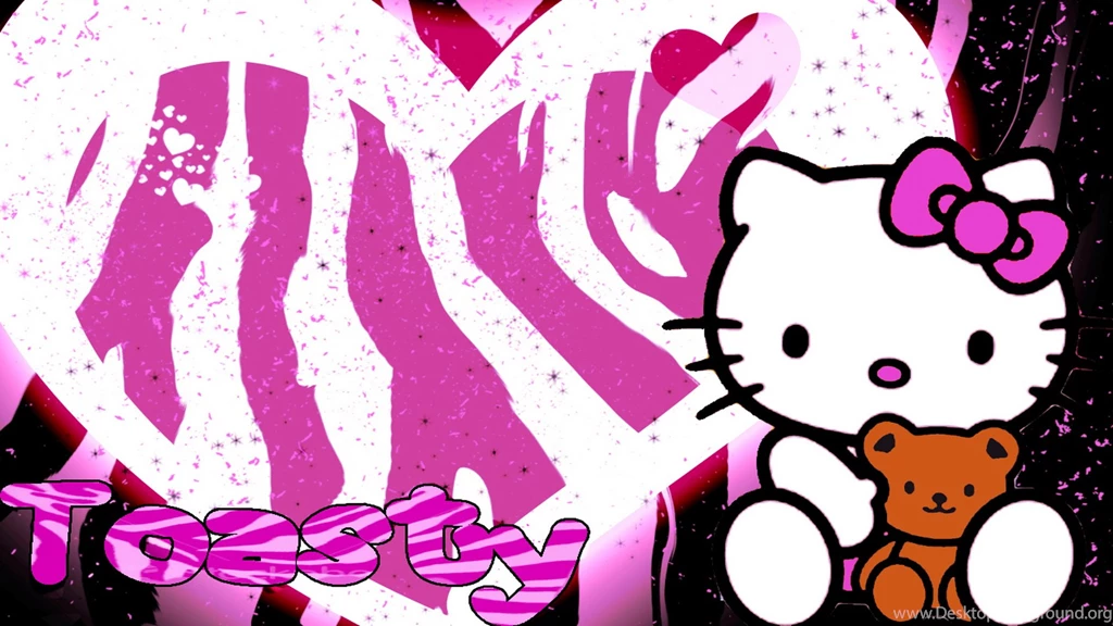 Hello Kitty Wallpapers Pink And Black