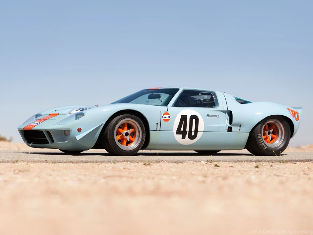 1968 Ford GT40 Gulf Oil Le Mans Race Racing Supercar Classic Gf ...