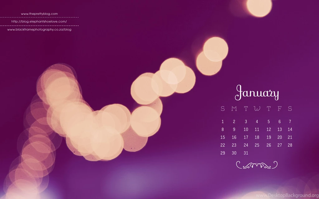 Digital Wallpaper} Desktop, Ipad & Iphone Calendars — Elephantshoe ...