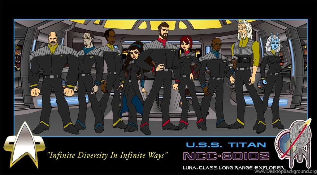 Star Trek: Animated Titan: Bridge Crew By DarKodent On DeviantArt