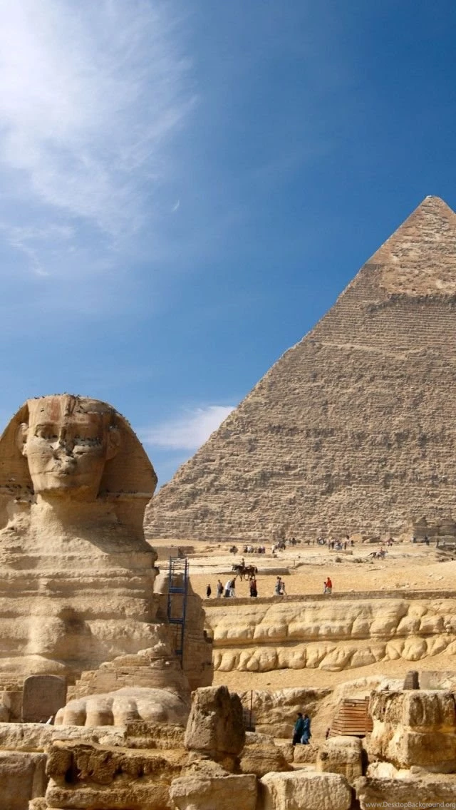 Egypt Great Pyramid Sphinx iPhone 5 Wallpapers, Backgrounds, 640 X ...