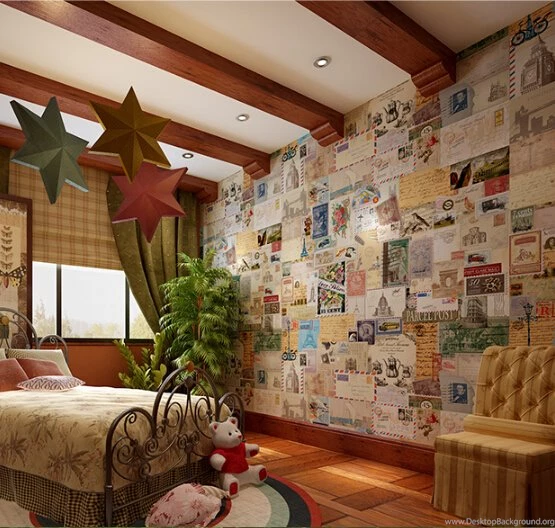 Online Get Cheap Vintage Postcard Wallpapers Aliexpress.com ...