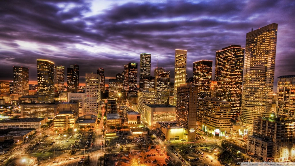 Download Houston At Night Wallpapers 1920x1080