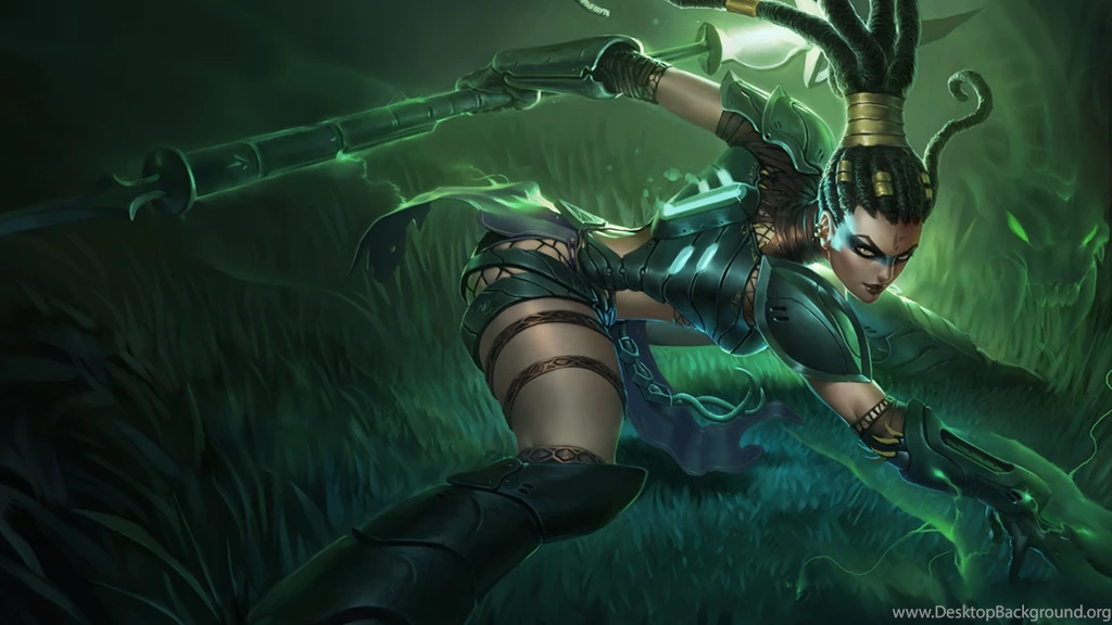 Nidalee League Of Legends Splash Head Hunter Skin HD Best ...