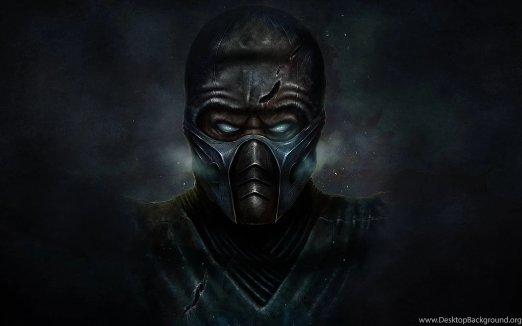 Mortal Kombat Ninja Sub zero Mask Sub zero Dark Backgrounds Cool HD ...