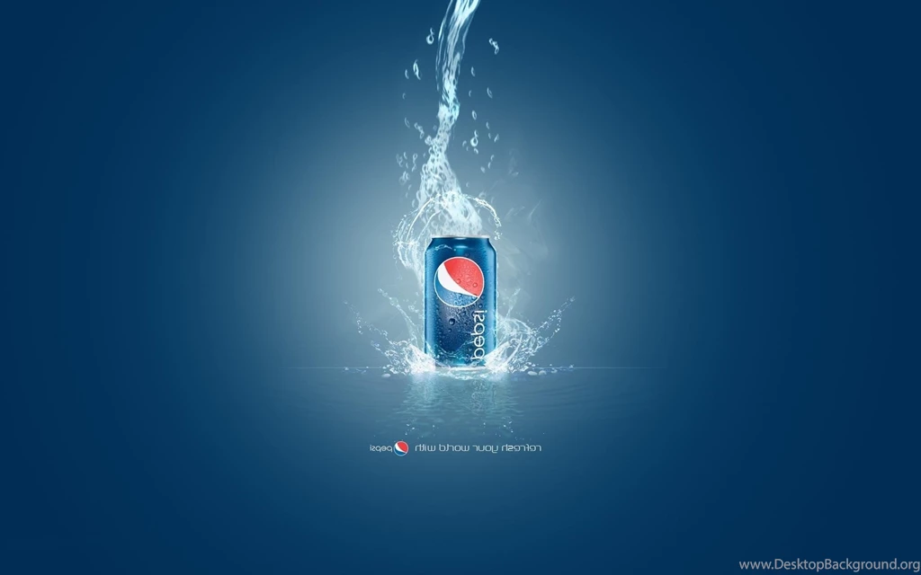 Pepsi Style Drink Brand Mark Logo Bank Water