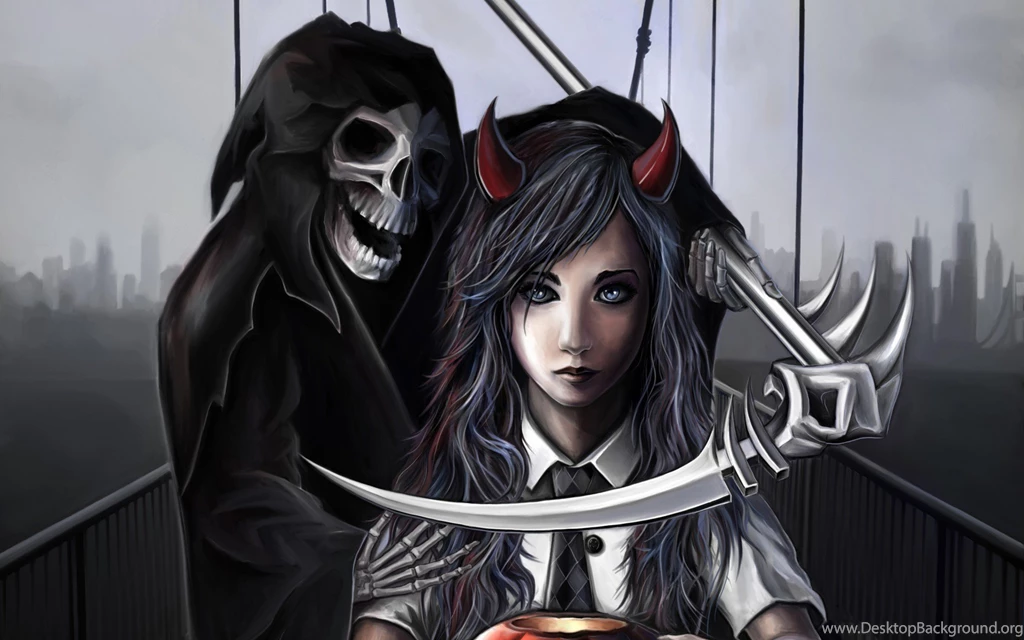 Grim Reaper Girl HD Wallpapers Desktop Background