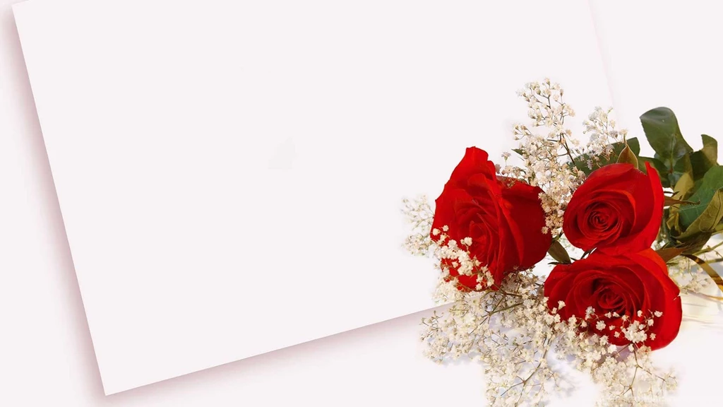 Love Letter With Red Rose