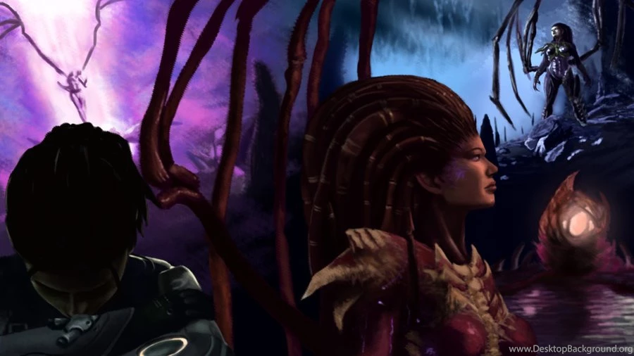 Kerrigan, Queen Of Blades By ChuckMcnugget On DeviantArt