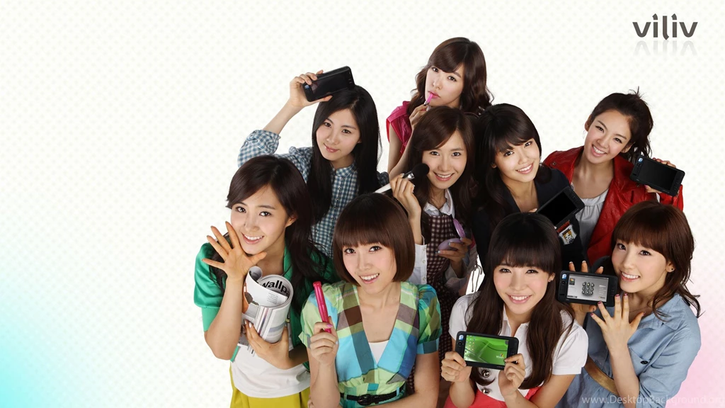 Girls, Generation, Viliv, Wallpaper, Korea, Old, Snsd (