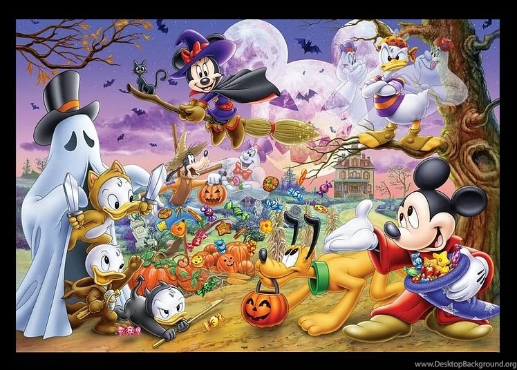 Mickey Mouse's Dog Pluto Desktop Background