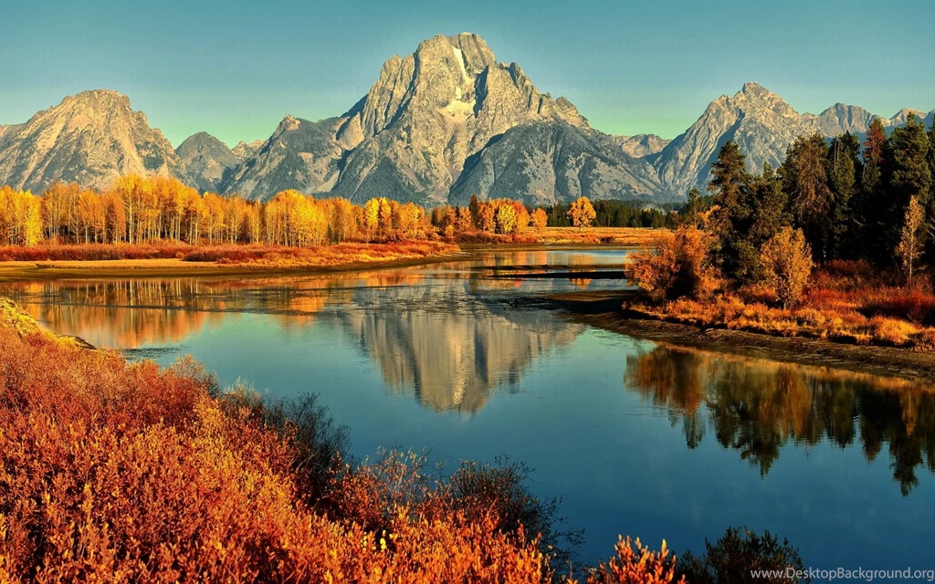 1680x1050 Autumn Mountain River Wallpapers