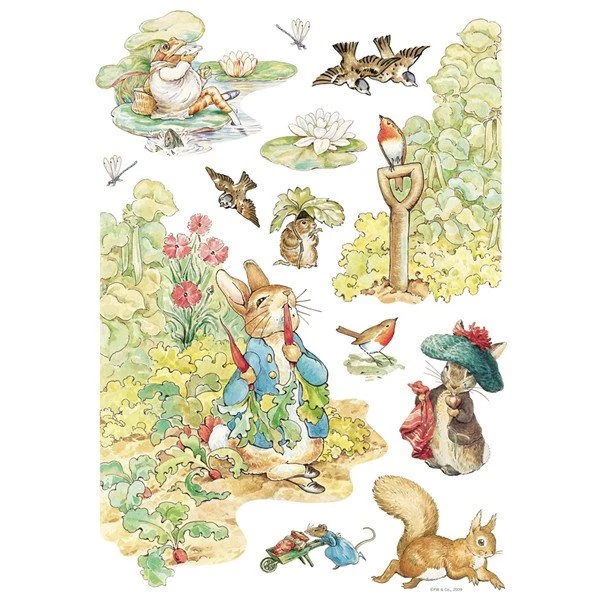 Peter Rabbit Wall Stickers, Beatrix Potter Wall Stickers