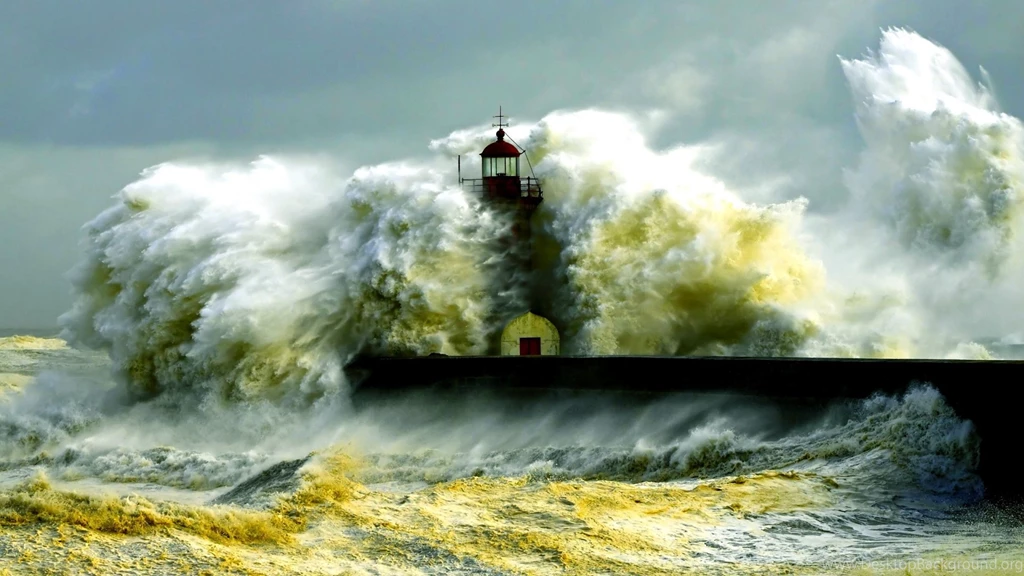 Waves Crashing Lighthouse, Surf, Shore, 1920x1080 HD Wallpapers And ...