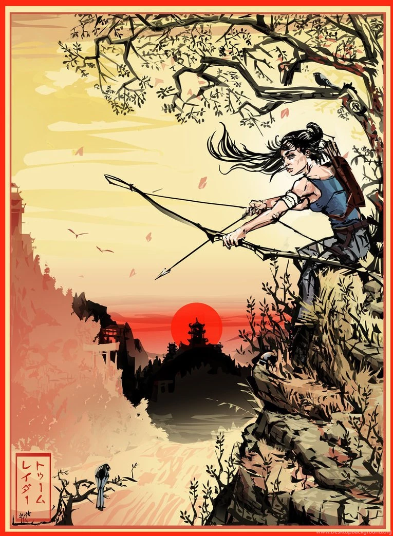 Tomb Raider 2013 (Ukiyo e Inspired) By Zelldweller On DeviantArt